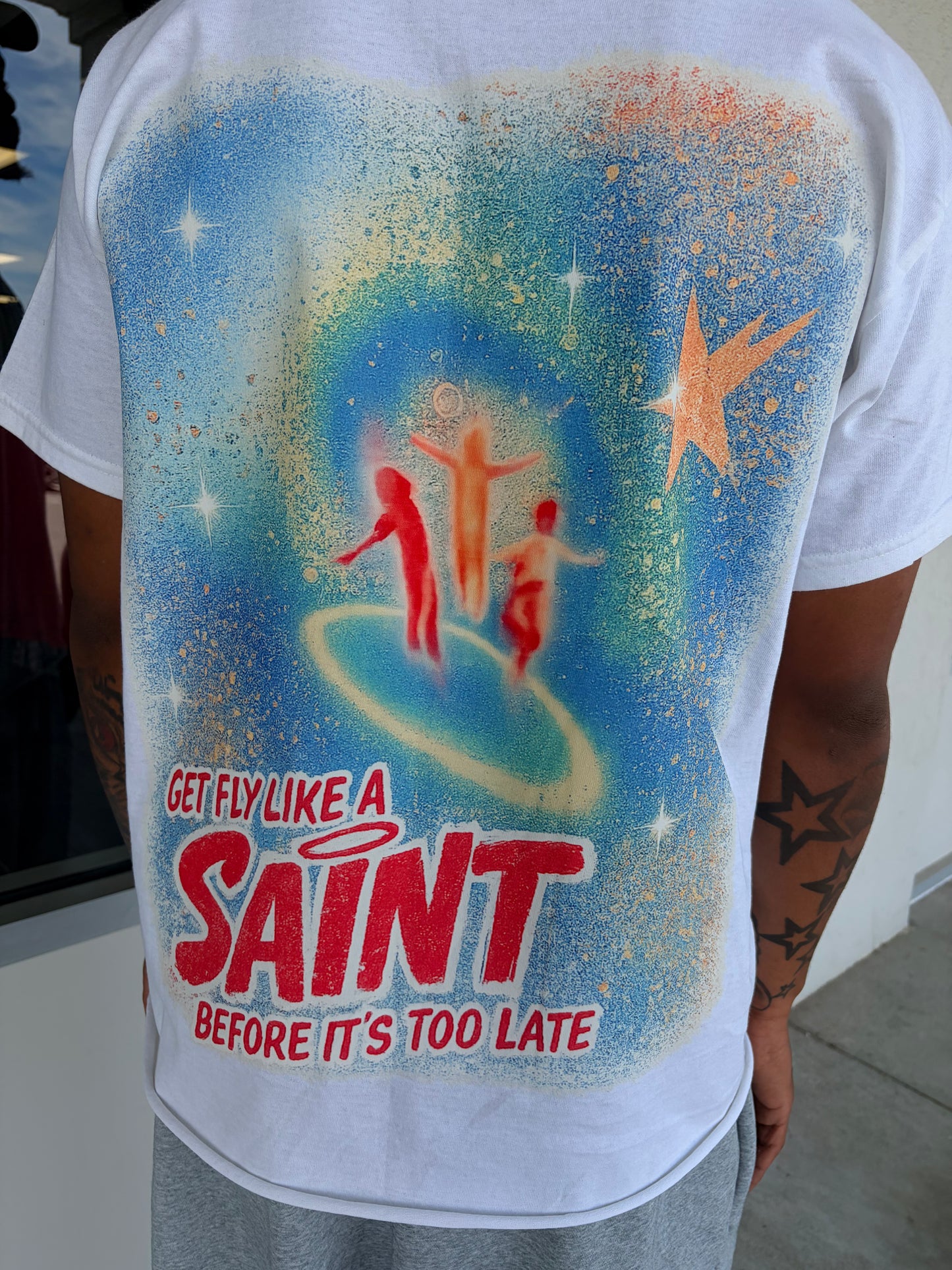 Celestial saint tee